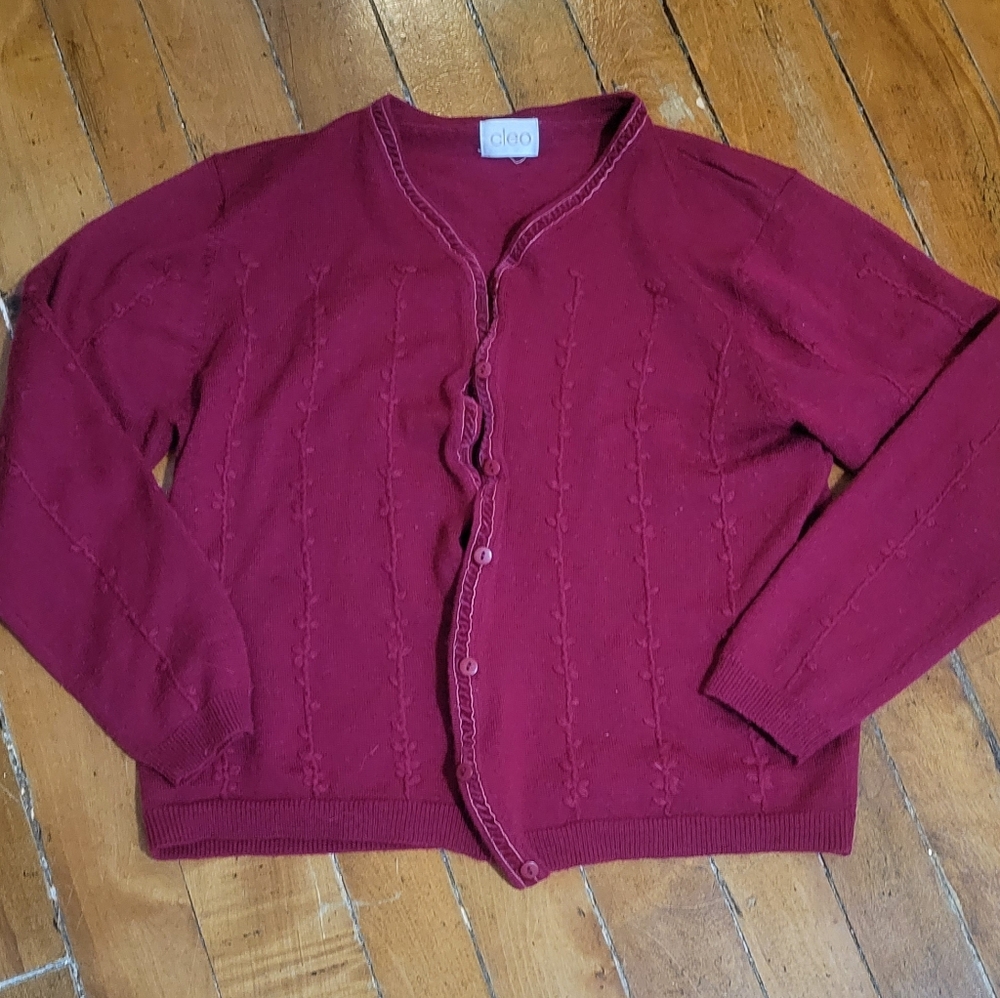 2/$20 Cleo Women's Embroidered Cardigan